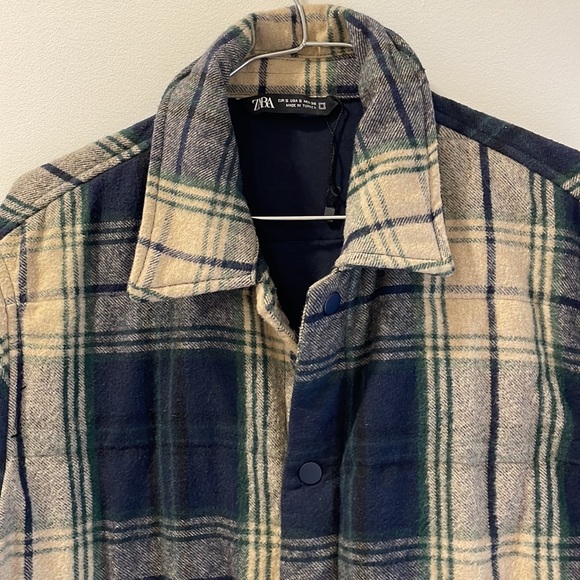 Zara Plaid OverJacket - Picture 3 of 6